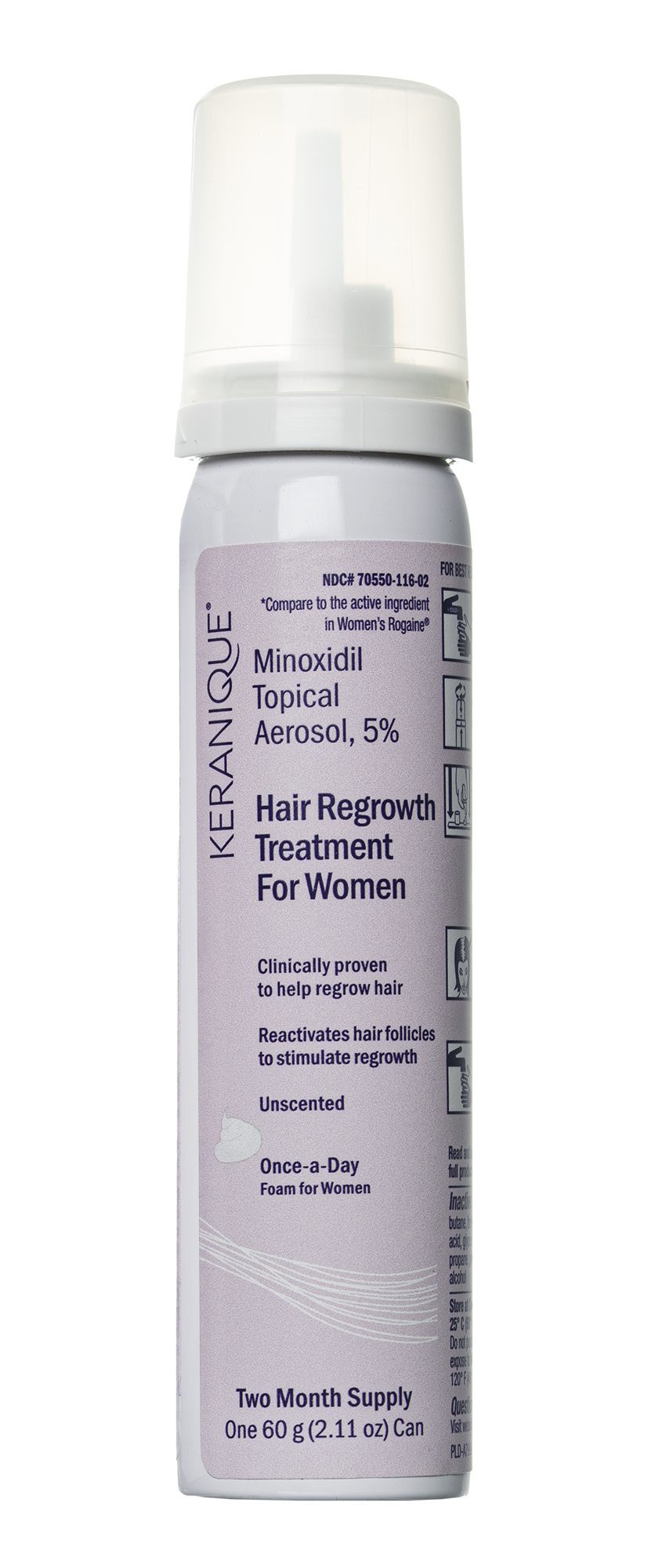 Hair Regrowth Treatment Foam FDA Approved – Keranique Hair